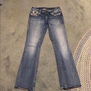 Vigoss Jeans Chelsea Boot Cut Size 1/2
